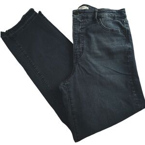 Social Standard by Sanctuary Anthropologie  Dark Wash Denim Jeans Raw Hem Sz 12